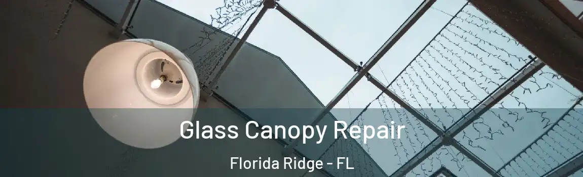  Glass Canopy Repair Florida Ridge - FL